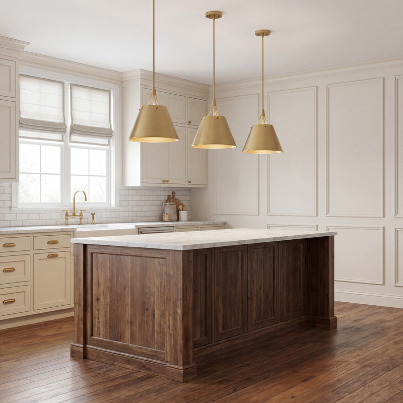 Savoy House Willis 1-Light Pendant, Warm Brass
