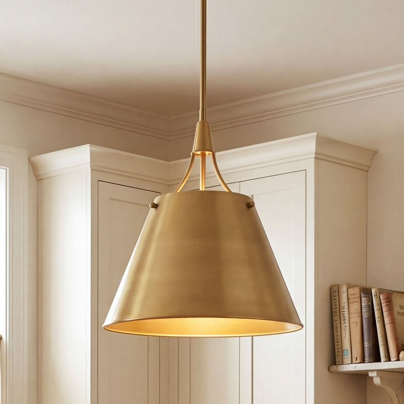 Savoy House Willis 1-Light Pendant, Warm Brass