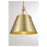 Savoy House Willis 1-Light Pendant, Warm Brass