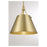 Savoy House Willis 1-Light Pendant, Warm Brass