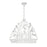 Savoy House Oakmont 6-Light Pendant, Bisque White