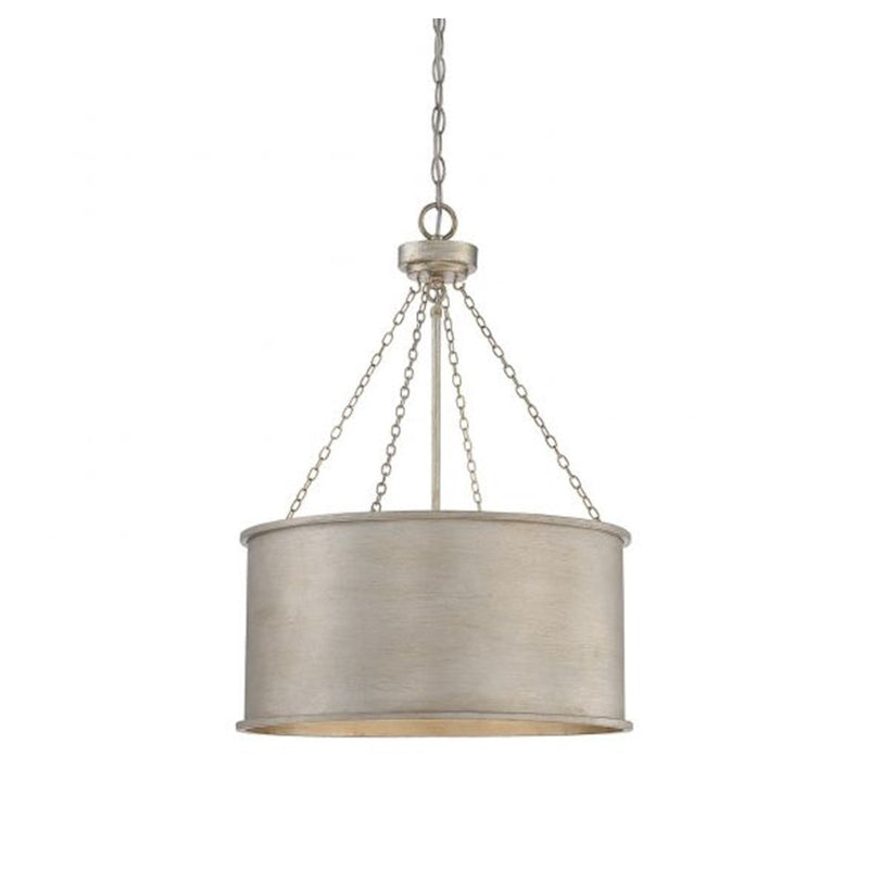 Savoy House Rochester 4-Light Pendant, Silver Patina