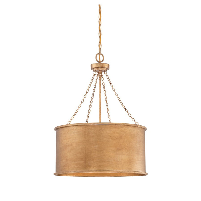 Savoy House Rochester 4-Light Pendant, Gold Patina
