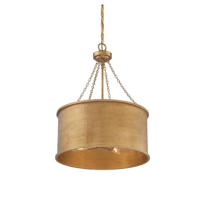 Savoy House Rochester 4-Light Pendant, Gold Patina