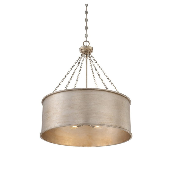 Savoy House Rochester 6-Light Pendant, Silver Patina