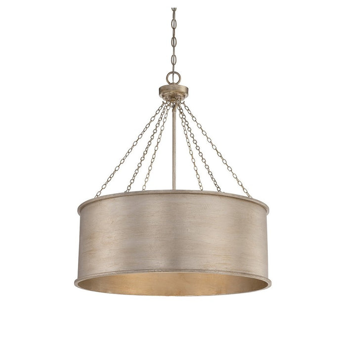 Savoy House Rochester 6-Light Pendant, Silver Patina