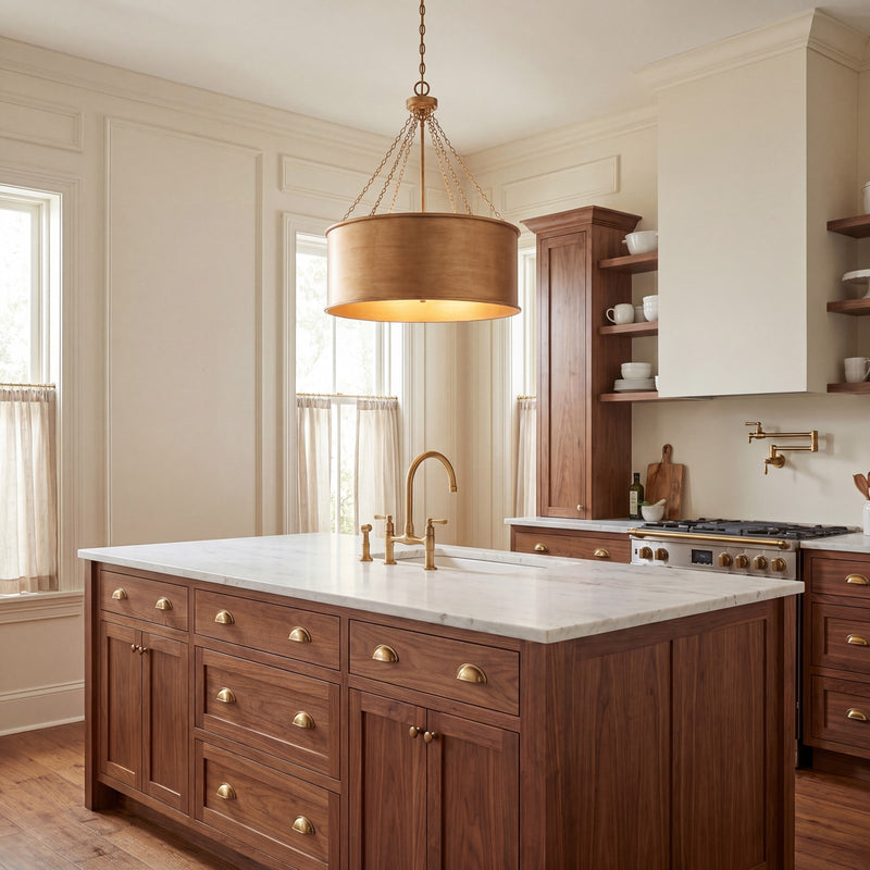 Savoy House Rochester 6-Light Pendant, Gold Patina