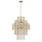 Savoy House Sententas 9 Lt Pendant, Noble Brass