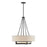 Savoy House Brentwood 4 Lt Pendant, White, Matte Black - 7-4999-4-89