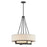 Savoy House Brentwood 4 Lt Pendant, White, Matte Black