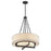Savoy House Brentwood 4 Lt Pendant, White, Matte Black