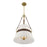 Savoy House Corinth 3 Lt Pendant, White, Warm Brass