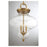 Savoy House Bergdorf 3-Light Pendant, Warm Brass