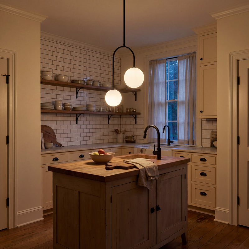Savoy House Chester 2 Lt Pendant, White Opal, Matte Black