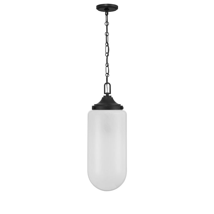 Essentials Bryant 3 Light Pendant, Matte Black/Strie