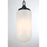 Essentials Bryant 3 Light Pendant, Matte Black/Strie