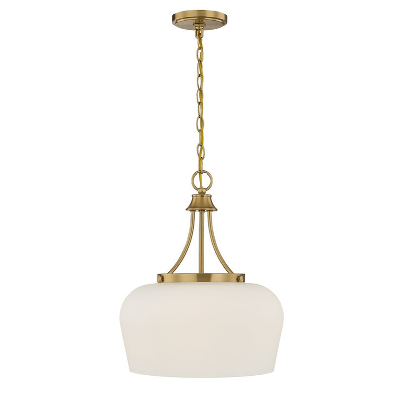 Savoy House Essentials Octave 3 Lt Pendant, Warm Brass