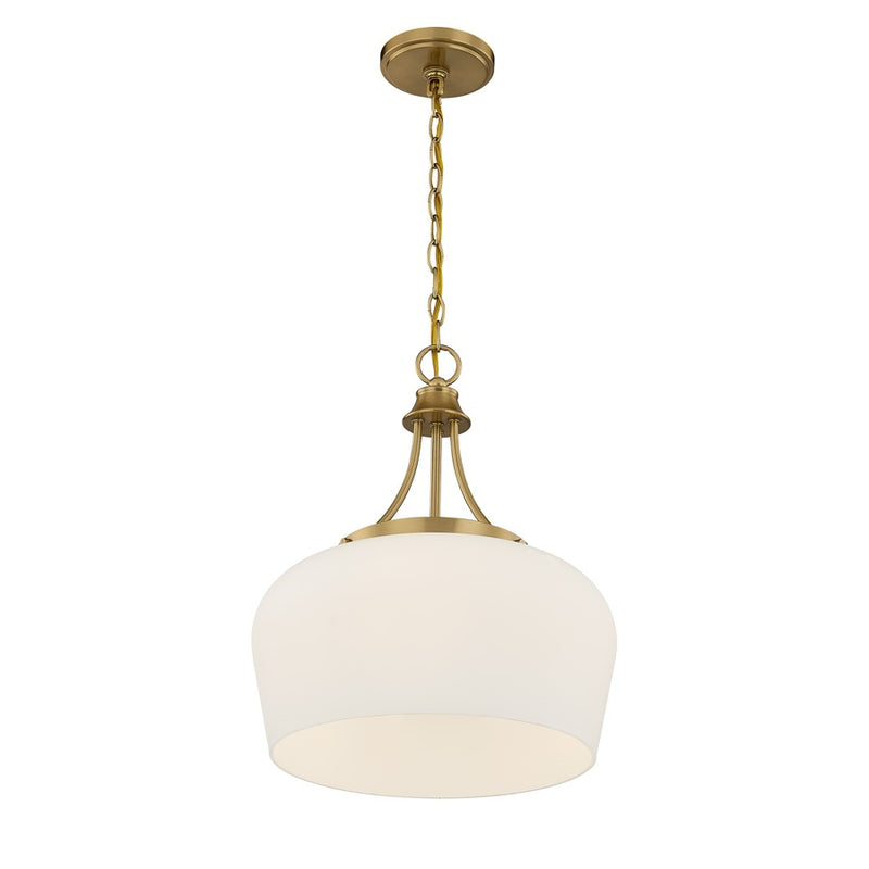 Savoy House Essentials Octave 3 Lt Pendant, Warm Brass