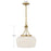 Savoy House Essentials Octave 3 Lt Pendant, Warm Brass