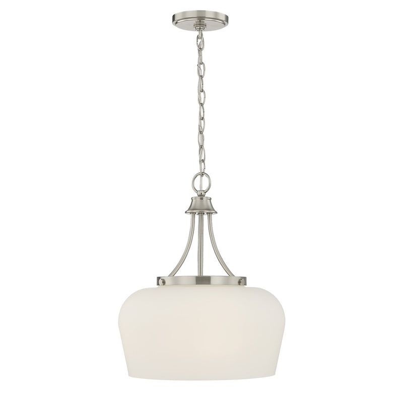 Savoy House Essentials Octave 3 Lt Pendant, Satin, Satin Nickel