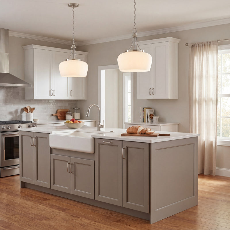 Savoy House Essentials Octave 3 Lt Pendant, Satin, Satin Nickel