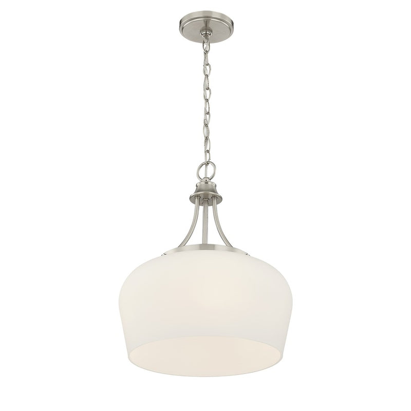 Savoy House Essentials Octave 3 Lt Pendant, Satin, Satin Nickel