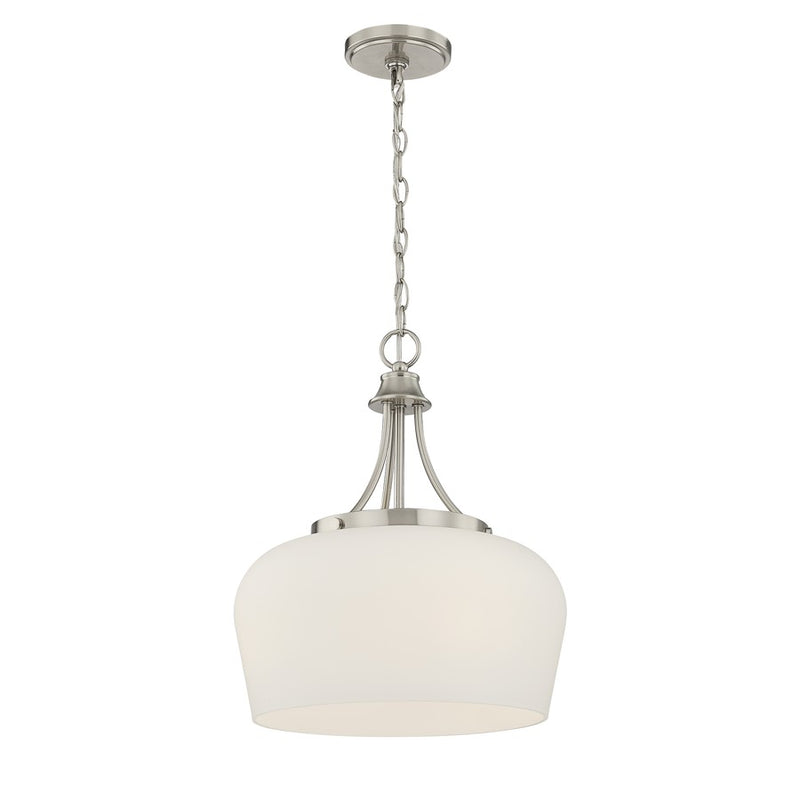 Savoy House Essentials Octave 3 Lt Pendant, Satin, Satin Nickel