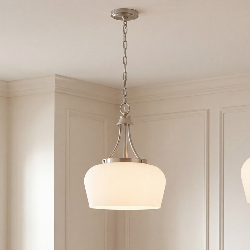 Savoy House Essentials Octave 3 Lt Pendant, Satin, Satin Nickel