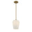 Savoy House Essentials Octave 1 Lt Pendant, Warm Brass