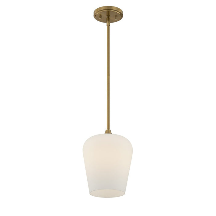 Savoy House Essentials Octave 1 Lt Pendant, Warm Brass