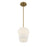 Savoy House Essentials Octave 1 Lt Pendant, Warm Brass