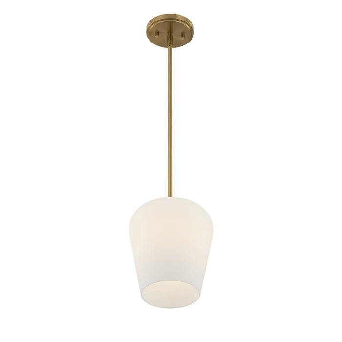 Savoy House Essentials Octave 1 Lt Pendant, Warm Brass