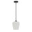 Savoy House Essentials Octave 1 Lt Pendant, White, Matte Black