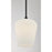Savoy House Essentials Octave 1 Lt Pendant, White, Matte Black