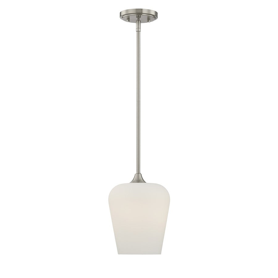 Savoy House Essentials Octave 1 Lt Pendant, Satin, Satin Nickel - 7-6036-1-SN