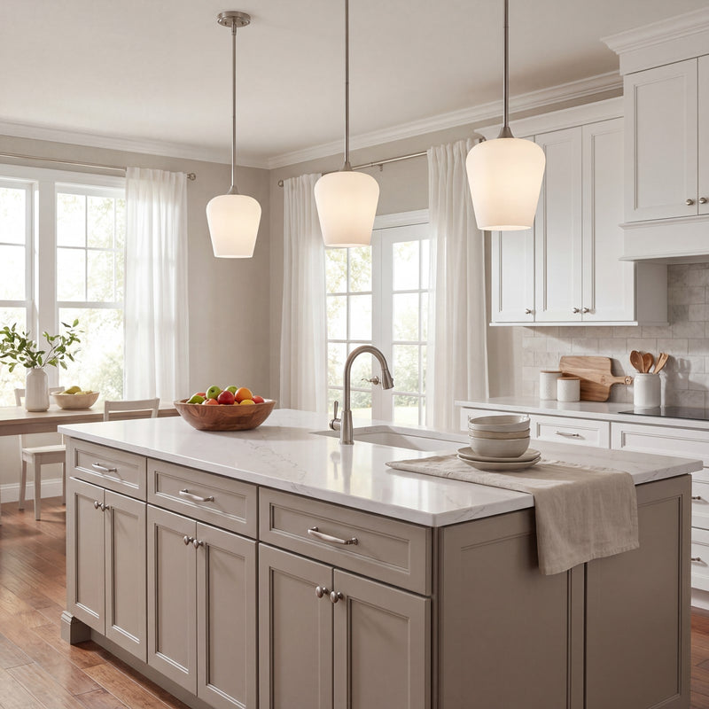 Savoy House Essentials Octave 1 Lt Pendant, Satin, Satin Nickel
