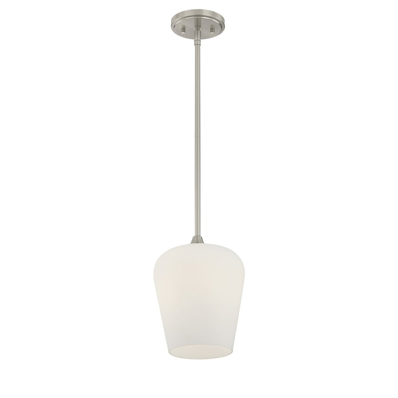 Savoy House Essentials Octave 1 Lt Pendant, Satin, Satin Nickel