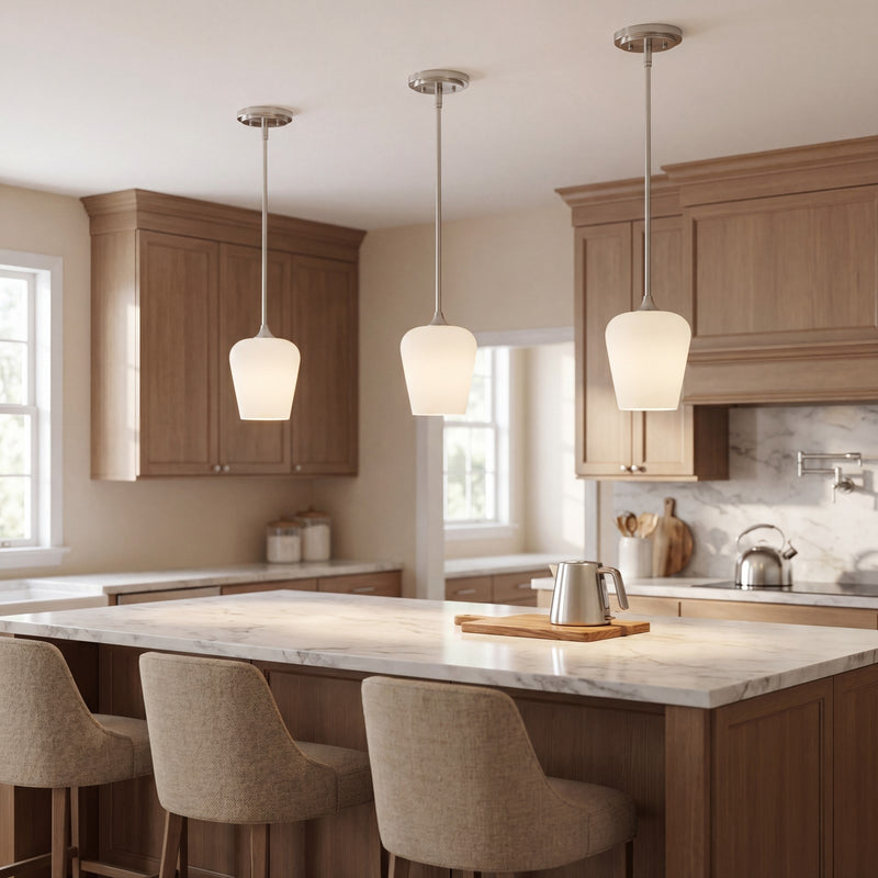 Savoy House Essentials Octave 1 Lt Pendant, Satin, Satin Nickel