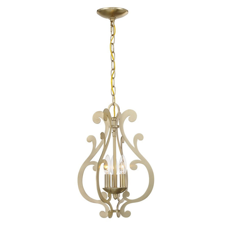 Savoy House Lombard 3 Light Pendant, Noble Brass