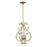 Savoy House Lombard 3 Light Pendant, Noble Brass