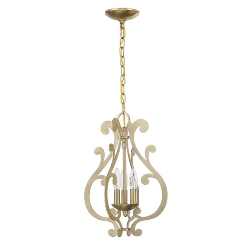 Savoy House Lombard 3 Light Pendant, Noble Brass