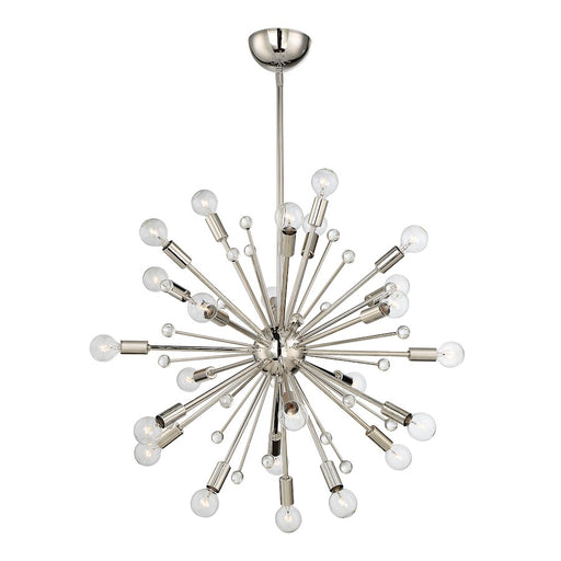 Savoy House Galea 24-Light Chandelier, Polished Nickel - 7-6099-24-109