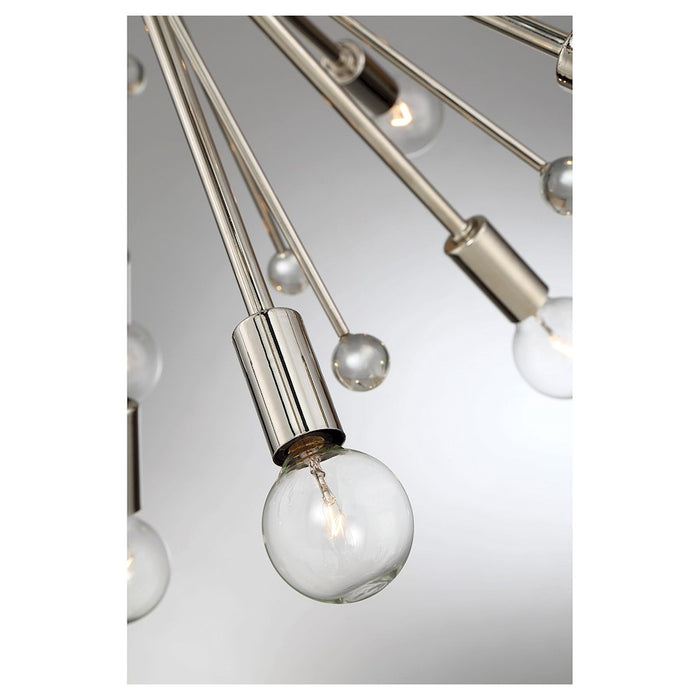 Savoy House Galea 24-Light Chandelier, Polished Nickel