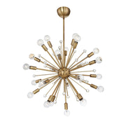 Savoy House Galea 24-Light Chandelier, Warm Brass - 7-6099-24-322