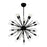 Savoy House Galea 24-Light Chandelier, Matte Black