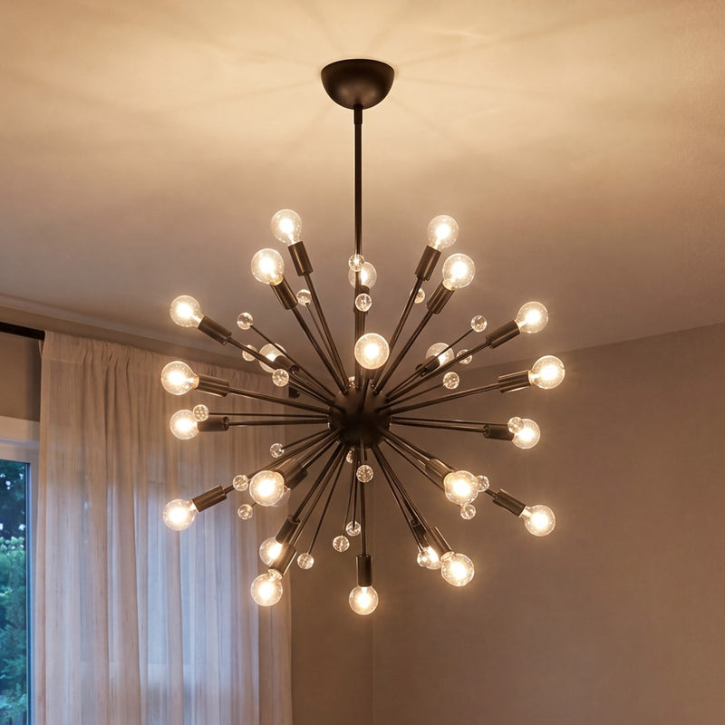Savoy House Galea 24-Light Chandelier, Matte Black