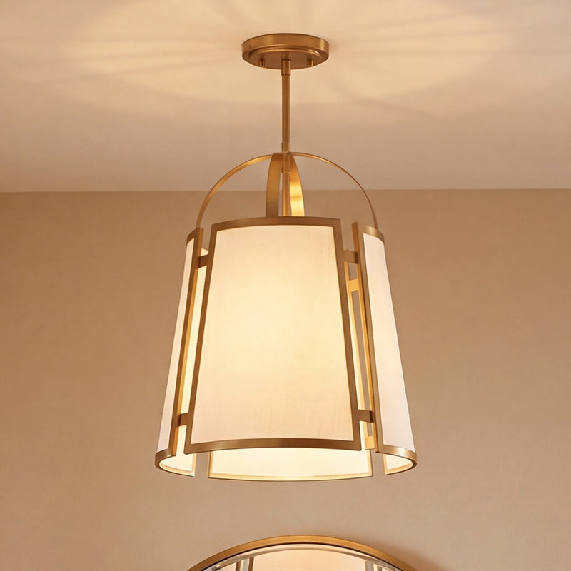 Savoy House Chartwell 4-Light Pendant, Warm Brass