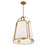 Savoy House Chartwell 4-Light Pendant, Warm Brass