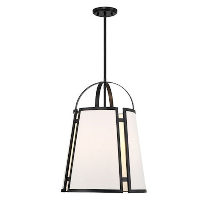 Savoy House Chartwell 4-Light Pendant, Matte Black