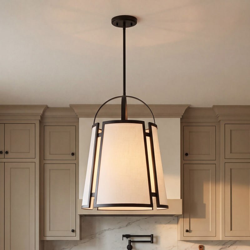 Savoy House Chartwell 4-Light Pendant, Matte Black